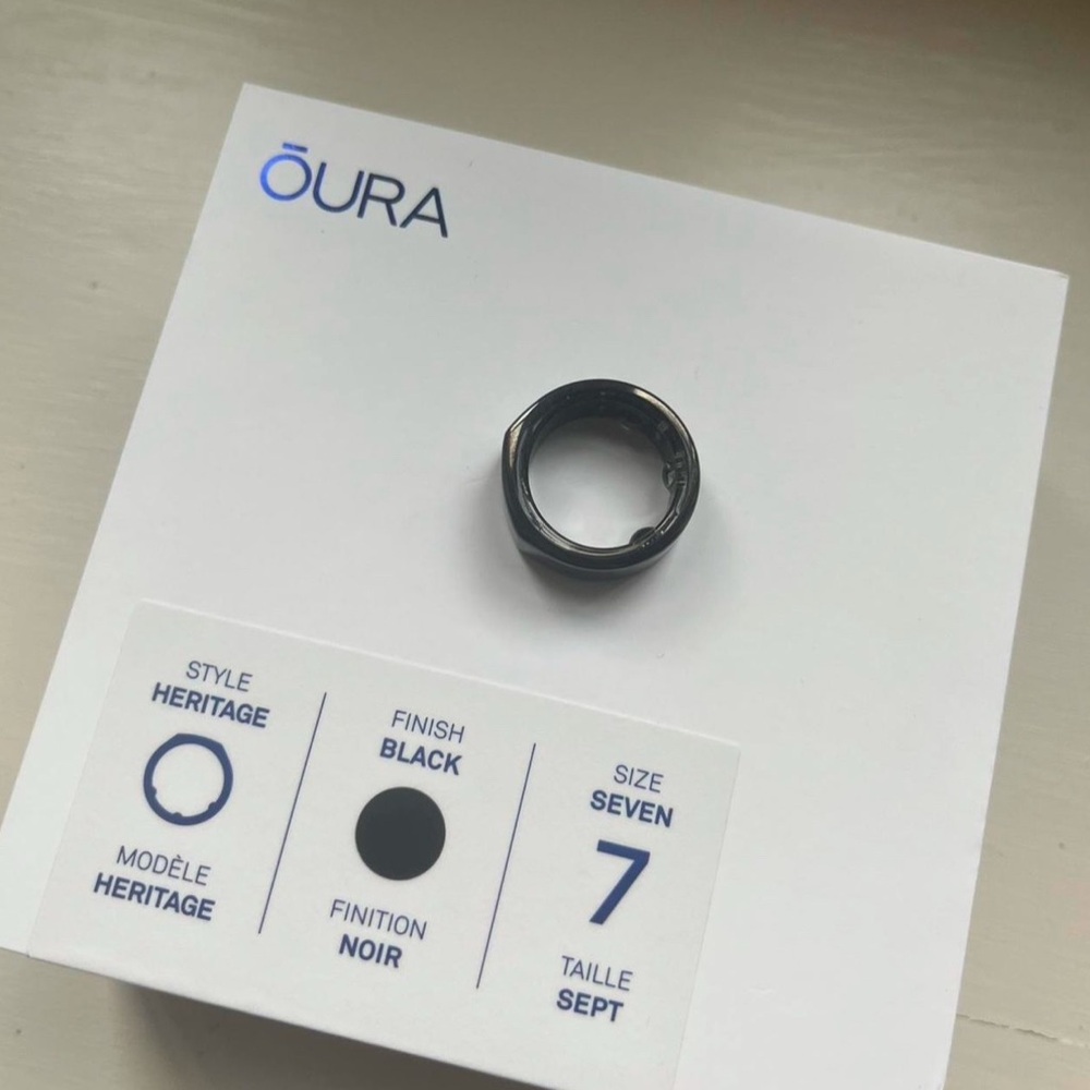 Oura Black Ring - Heritage Style